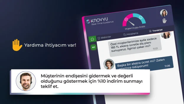 Gerçek Zamanlı  Destek Sağlayın