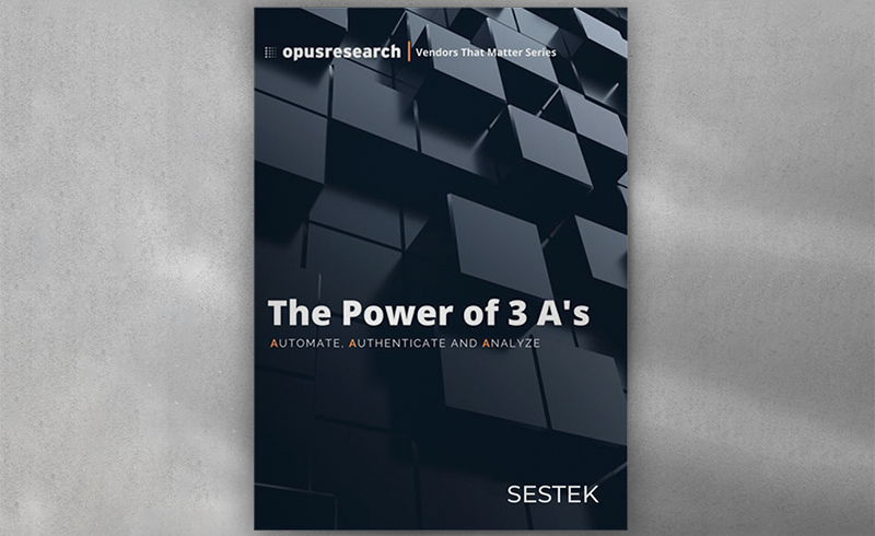The Power of 3A's: Vendors That Matter Series by Opus Research